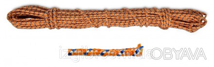 Шнур бытовой плетеный, изготовлен из полипропилена. Благодаря прочному полипропи. . фото 1