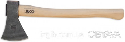 Топор с деревянной ручкой, JUCO, Украина 400 г, код 739-653, Топор с деревянной . . фото 1