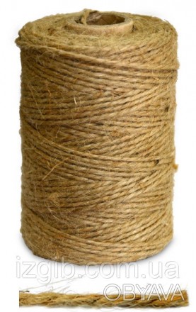Шпагат изготовлен из джутового волокна. Характеризуется прочностью, малой растяж. . фото 1