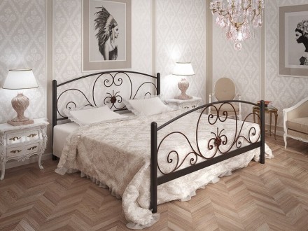 
Двоспальне ліжко Tenero Nimfeia / Німфея 140x190 (TE-D-NI-01)- це максимально н. . фото 2