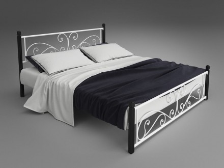 
Двоспальне ліжко Tenero Nartsuz / Нарцис 160x190 на деревяних ногах (TE-D-NA-03. . фото 3