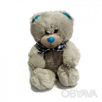 Мягкая игрушка в виде милого медведя по имени Сержик. На нём надет стильный галс. . фото 1