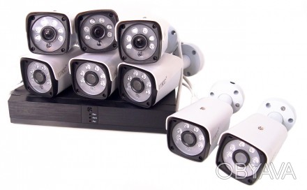 Комплекта видеонаблюдения беспроводного DVR KIT CAD Full HD UKC 5519 на 8 камер
. . фото 1
