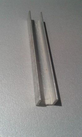 Продам профіль алюмінієвий типу швелер, під "серебро". . фото 4