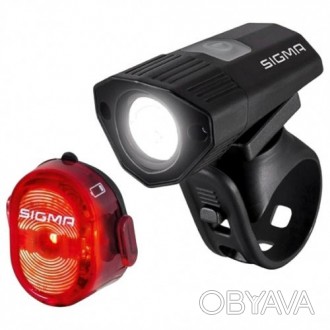 
Комплект фонарей Sigma BUSTER 100/NUGGET II FLASH предназначен для катания в ус. . фото 1