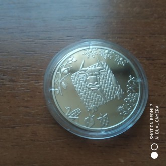 юбилейные монеты Украины 5 гривен в.16.54.д.35мм.т.50.000.год 2021.серия Восточн. . фото 2