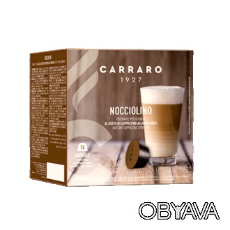 Кофе в капсулах Carraro Dolce Gusto Nocciolino - вкусный кофейный напиток с нотк. . фото 1