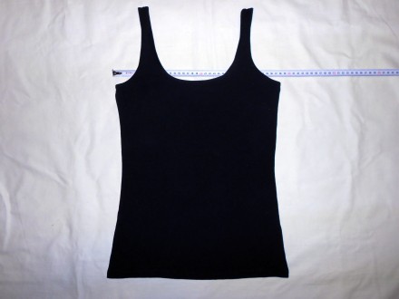 Черная  майка  Primark Stretch Vest  Made in Bangladesh 
Размер:  UK 10   EUR 3. . фото 3