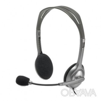 Logitech H110 Stereo Headset (981-000271) - это универсальная стереогарнитура, к. . фото 1