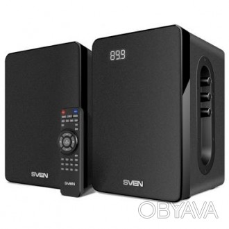 Акустическая система SVEN SPS-710 black — это компактная двухполосная акустика в. . фото 1