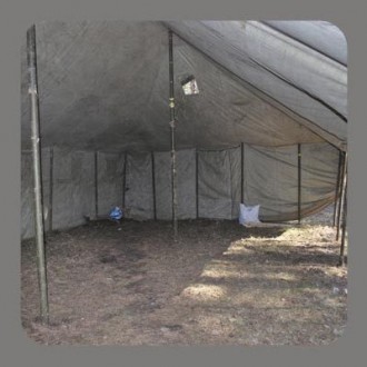 Військова палатка розміщенням до  150-200 чоловік, відмінного стану із прорезине. . фото 3