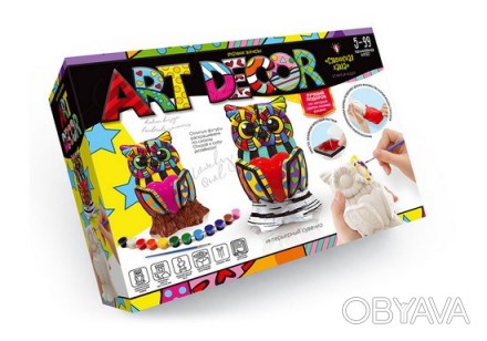 Набір з гіпсу Art Dekor Сова Danko Toys ARTD-01-02
 
Набір креативної творчості . . фото 1