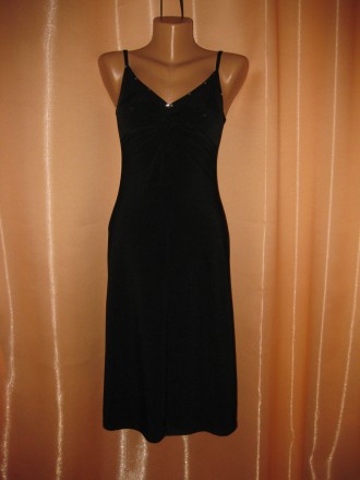 платье сарафан, Chicoree (Чикори), Франция, XS/S, км0808
цвет черный, ткань тян. . фото 4