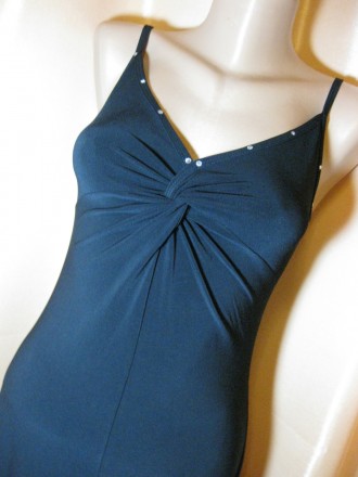 платье сарафан, Chicoree (Чикори), Франция, XS/S, км0808
цвет черный, ткань тян. . фото 5
