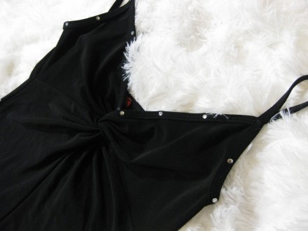 платье сарафан, Chicoree (Чикори), Франция, XS/S, км0808
цвет черный, ткань тян. . фото 2