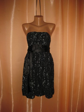 платье, Select, 10р, км0807
цвет черный с серебристыми цветами, с подкладкой по. . фото 2