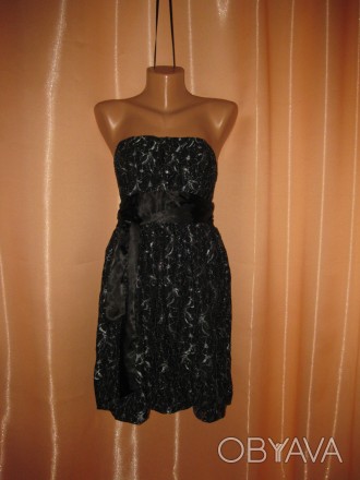 платье, Select, 10р, км0807
цвет черный с серебристыми цветами, с подкладкой по. . фото 1