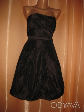 платье, ZARA BASIC, XS/24р, км0803
цвет черный с отливом, ткань легкая, приятна. . фото 1