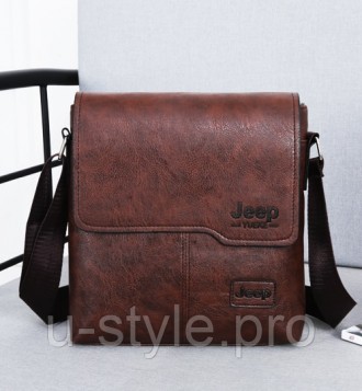 
Мужская кожаная сумка JEEP - это продуманный, стильный, элегантный дизайн, благ. . фото 6