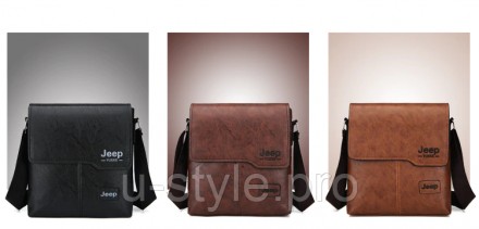 
Мужская кожаная сумка JEEP - это продуманный, стильный, элегантный дизайн, благ. . фото 3
