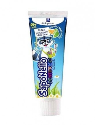 Паста зубна дитяча для дітей віком від 6 років Paglieri SapoNello зі смаком апел. Одесса. фото 1