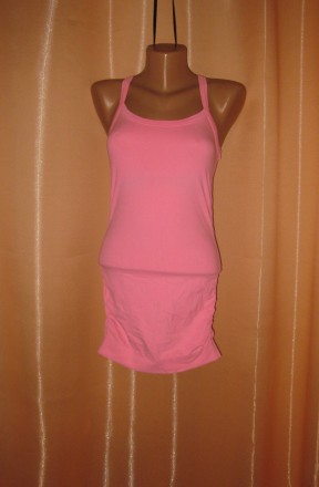 платье майка спортивное, розовое, Португалия, XS/S, км0805
цвет розовый, ткань . . фото 3