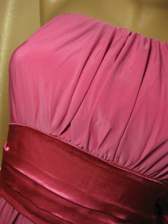 платье, Bloose, М/S, Made in UK,   км0811
розовое платье с широким атласным поя. . фото 3