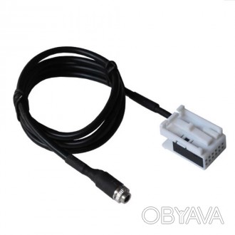 Кабель переходник 3.5mm AUX cable for Volkswagen RCD510 RCD310 RNS510
Совместимо. . фото 1