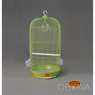 Круглая высокая клетка для попугаев, клетка для канарейки, клетка для птиц, клет. . фото 1