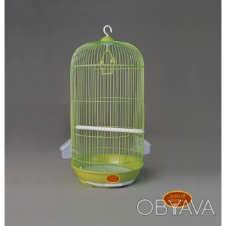 Круглая высокая клетка для попугаев, клетка для канарейки, клетка для птиц, клет. . фото 1
