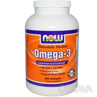 
Описание
Omega 3 от NOW Foods, с дозировкой 1000мг натуральной Омега 3 на капсу. . фото 1