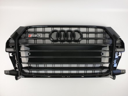 Решетка радиатора Audi Q3 SQ3 2014-2018год Full Black. Чернівці. фото 1 Решетка радиатора Audi Q3 SQ3 2014-2018год Full Black. Чернівці. фото 1