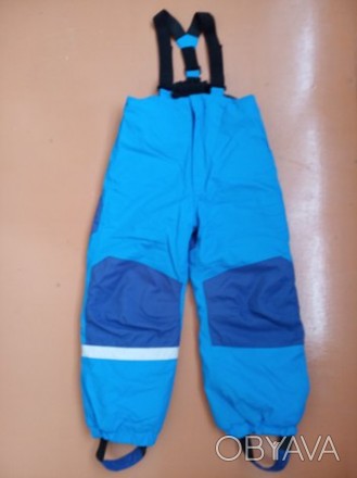 Зимние штаны - полукомбинезон.

Верхняя ткань - мембранная, защищает от промок. . фото 1