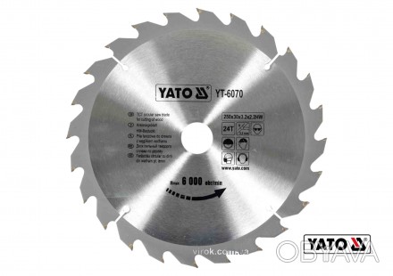 Диск пиляльний по дереву YATO YT-6070
 Пиляльний диск YATO YT-6070 призначений д. . фото 1