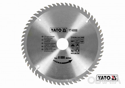Диск пиляльний по дереву YATO YT-6068
 Пиляльний диск YATO YT-6068 призначений д. . фото 1