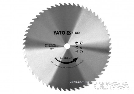 Диск пиляльний по дереву YATO YT-60871
 Пиляльний диск YATO YT-60871 призначений. . фото 1