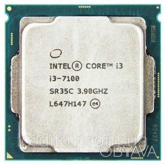 
Процессор Intel KabyLake Core i3-7100 3.9GHz/8GT/s/3Mb/51W (BX80677I37100) Sock. . фото 1