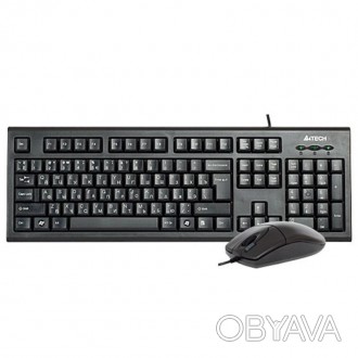 KR-8520D - простой и удобный набор, состоящий из проводной клавиатуры и мыши. Кл. . фото 1