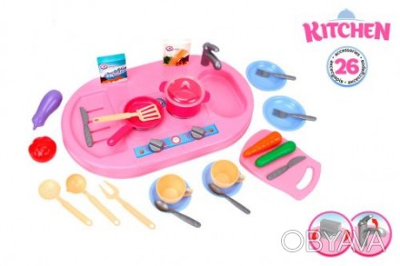 Игровой набор "Кухня" будет интересным подарком ребенку. Состоит из пластиковой . . фото 1