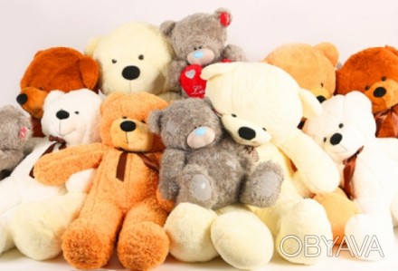 Медведи и другие мягкие игрушки от производителя. Размеры от 20 см до 2.5 метра.