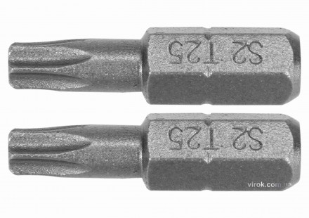 Насадка викруткова YATO "TORX" T25 x 25 мм HEX 1/4" AISI S2 2 шт. Днепр. фото 1 Насадка викруткова YATO "TORX" T25 x 25 мм HEX 1/4" AISI S2 2 шт. Днепр. фото 1