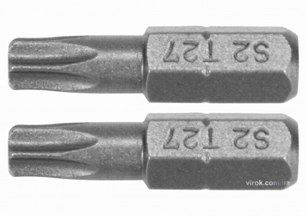 Насадка викруткова YATO "TORX" T27 x 25 мм HEX 1/4" AISI S2 2 шт. Днепр. фото 1 Насадка викруткова YATO "TORX" T27 x 25 мм HEX 1/4" AISI S2 2 шт. Днепр. фото 1