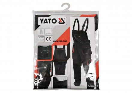 Напівкомбінезон рабочий YATO YT-80152
Робочий напівкомбінезон YATO YT-80152 для . . фото 8