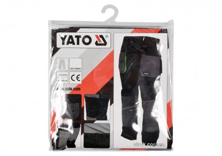 Штани робочі YATO YT-80164
Робочі штани YATO YT-80164 для захисту від бруду та в. . фото 7