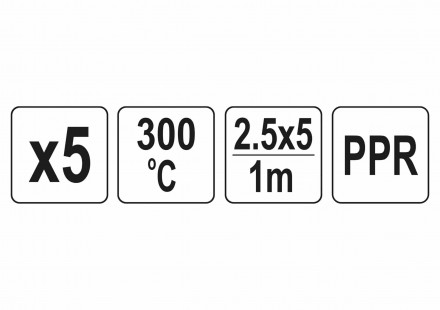 Стержні для зварювання/пайки пластику YATO YT-82307
 Особливості Стержнів для зв. . фото 5