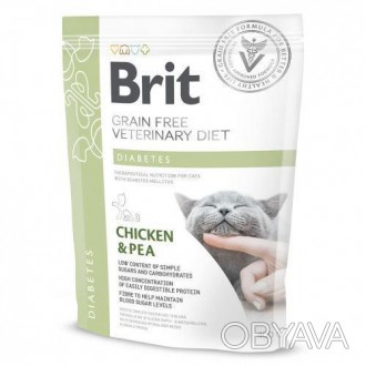  Brit Grain Free Veterinary Diet Diabetes - полноценный диетический беззерновой . . фото 1