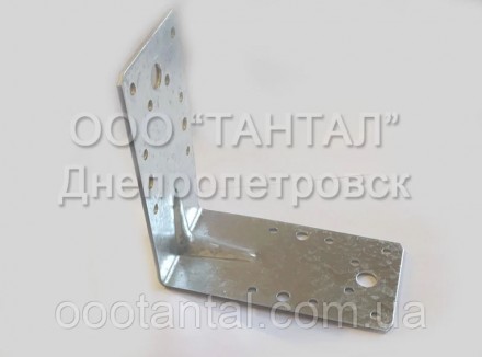 Уголок монтажный усиленный 125х125х2,5 оцинкованный. Днепр. фото 1