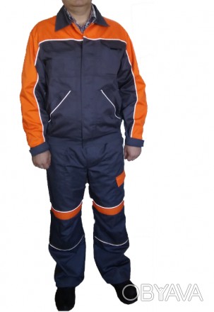 Рабочий костюм демисезонный "Стройсити" с брюками,серо-оранжевый в наличии!

К. . фото 1
