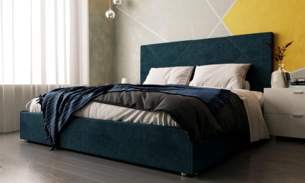 
Двуспальная кровать с мягкой оббивкой Сити
 
Современная и стильная мягкая кров. . фото 10