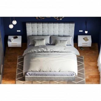 
Двуспальная кровать с мягкой оббивкой Скай
 
Современная и стильная мягкая кров. . фото 7
